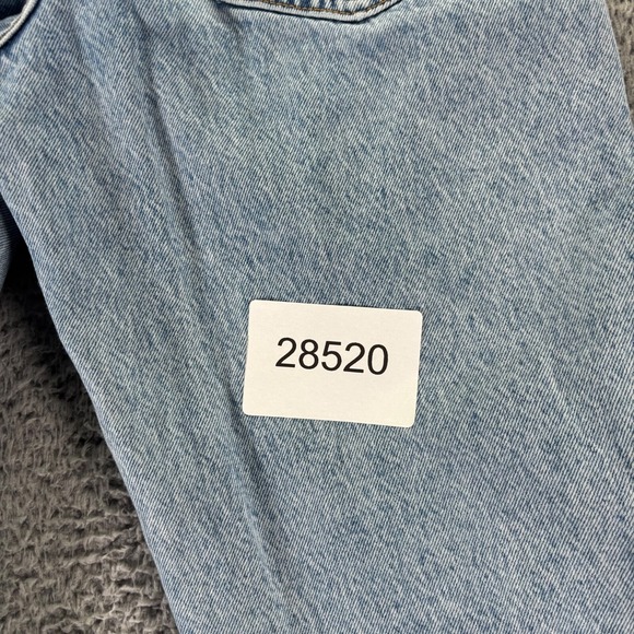 Zara Jeans Womens Size 4 Blue Light Wash Cotton Tapered Fit Denim 26x28 - Picture 11 of 11